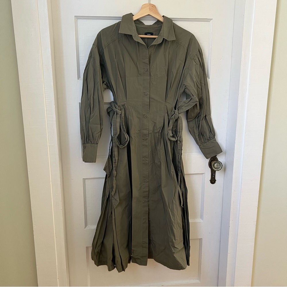 Nine brand tie-waist Midi dress